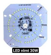 Mạch LED năng lượng mặt trời 30W LED BULB gồm mạch và remote